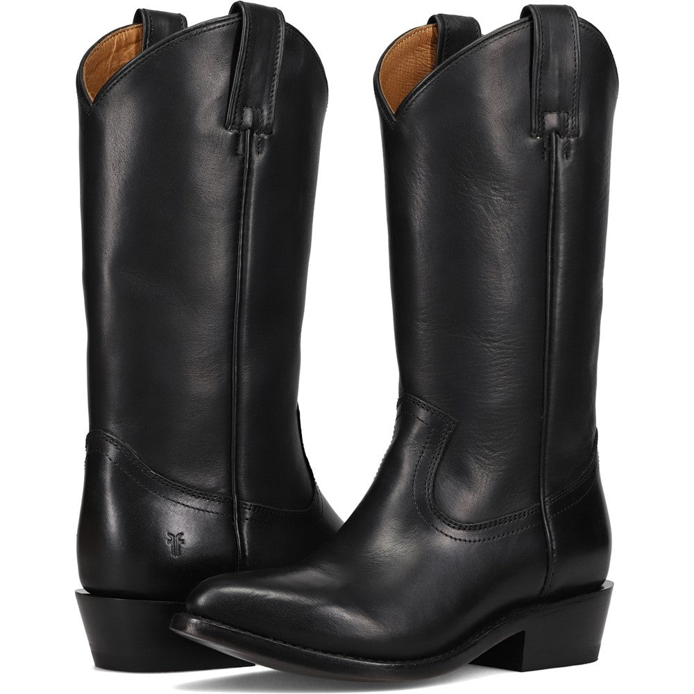 Crossed pair view of Frye Billy Pull On Boot in Black