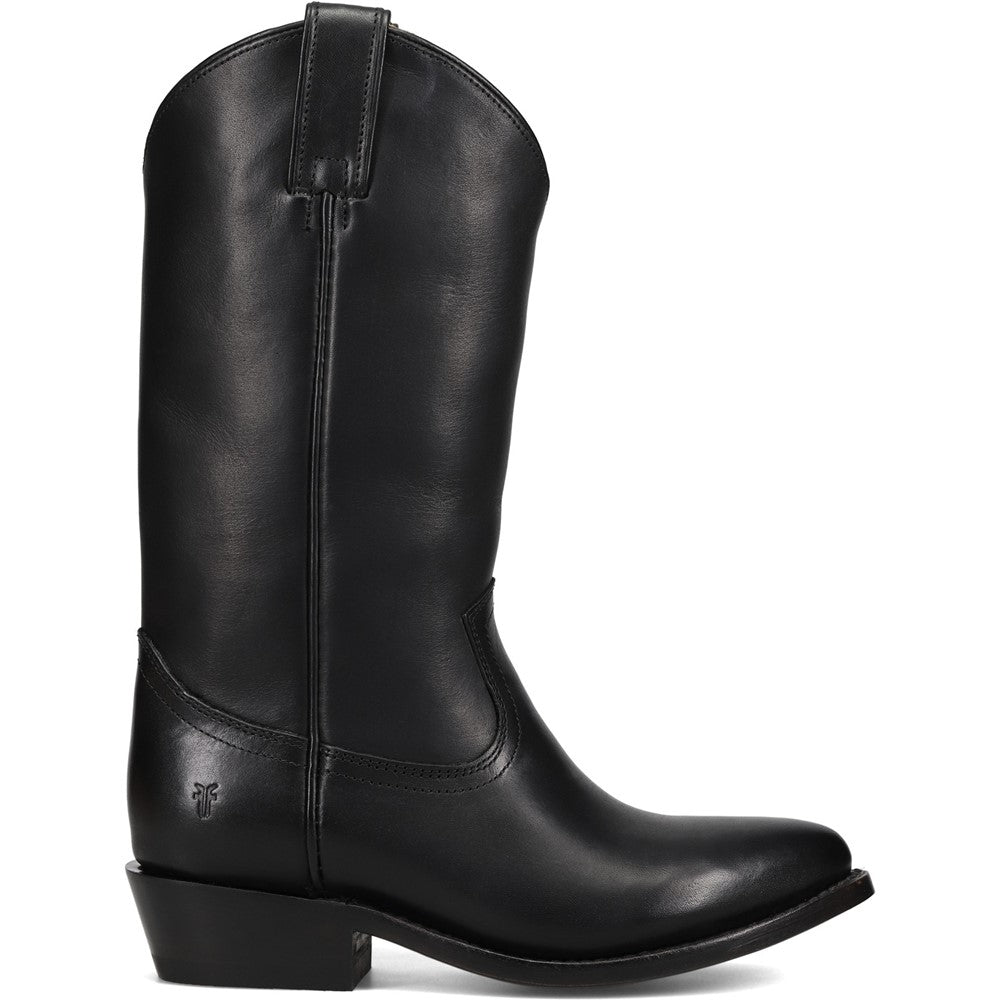 Side view of Frye Billy Pull On Boot in Black