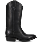 Side view of Frye Billy Pull On Boot in Black