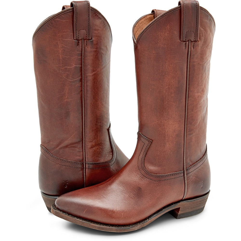 Crossed pair view of Frye Billy Pull On Boot in Cognac