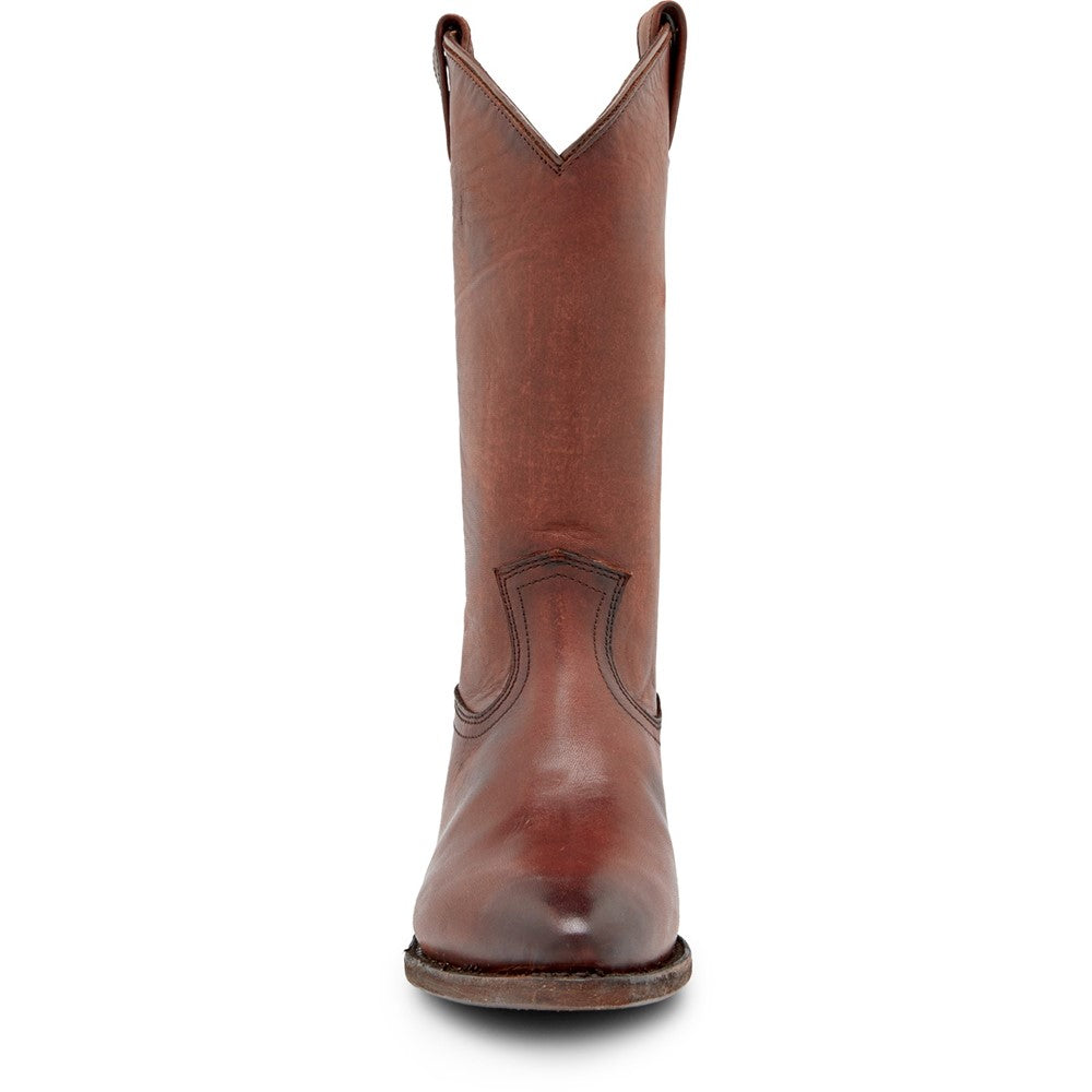 Front view of Frye Billy Pull On Boot in Cognac