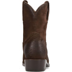 Back view of Frye Billy Short Boot in Chocolate