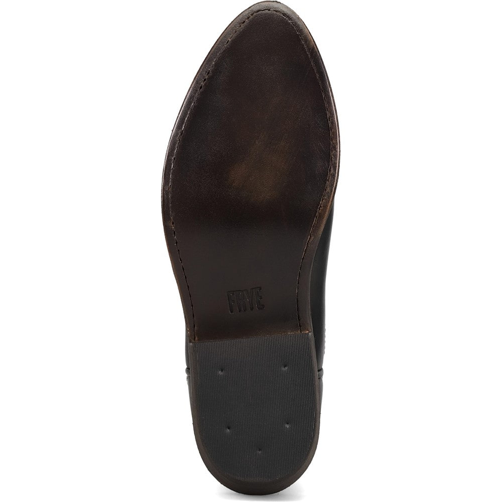 Outsole view of Frye Billy Short Boot in Black