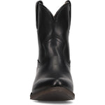Front view of Frye Billy Short Boot in Black