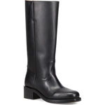Three-quarter view of Frye Campus 14L Boot in Black