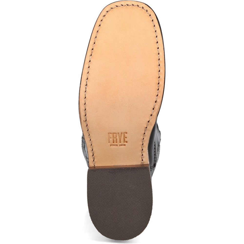 Outsole view of Frye Campus 14L Boot in Bourbon