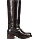 Side view of Frye Campus 14L Boot in Bourbon