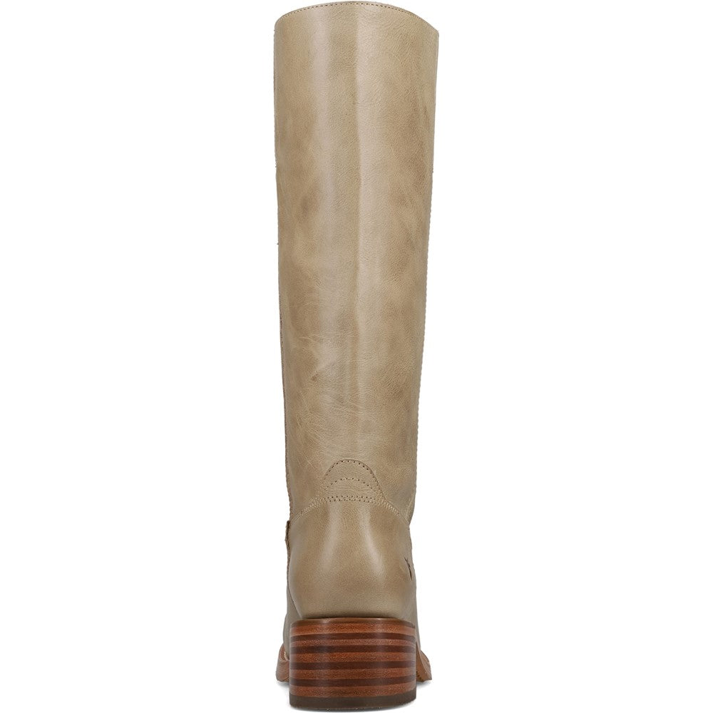 Back view of Frye Campus 14L Boot in Eucalyptus