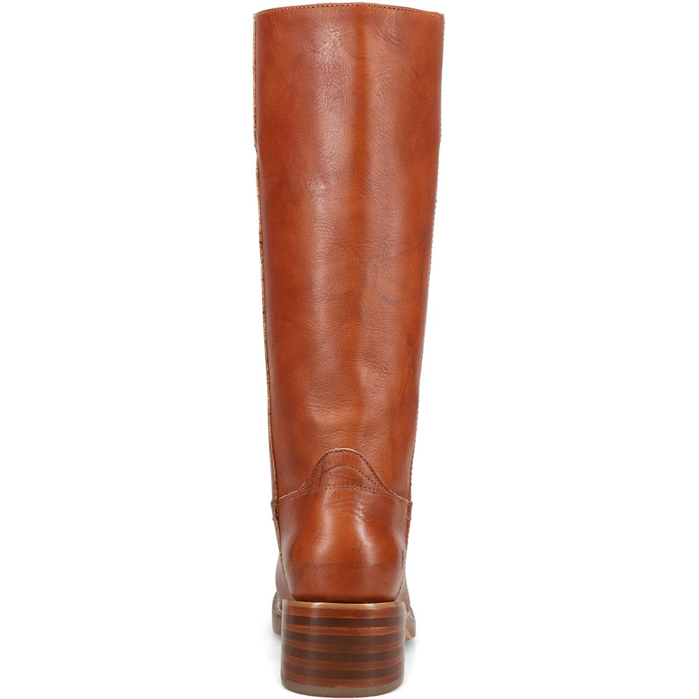 Back view of Frye Campus 14L Boot in Tan