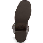 Outsole view of Frye Kate Pull On Boot in Dark Brown