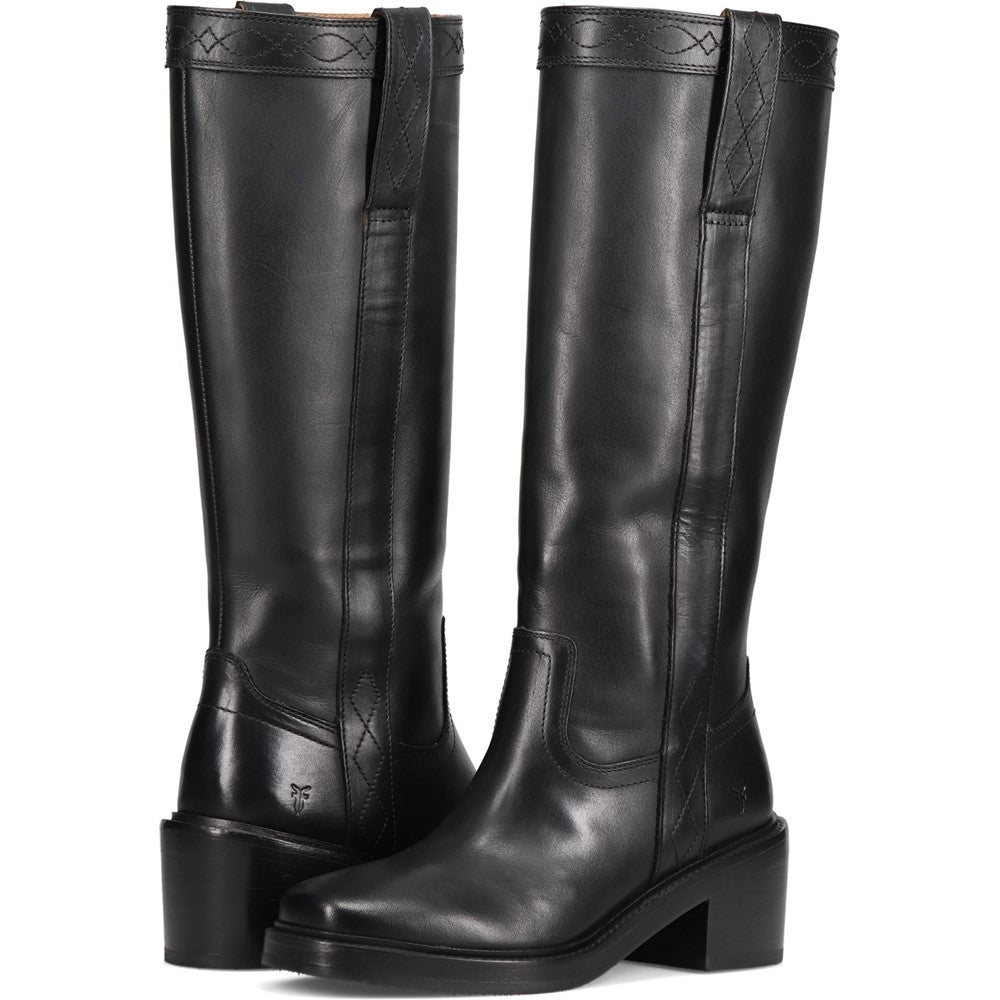 Crossed pair view of Frye Kate Pull On Boot in Black