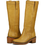 Crossed pair view of Frye Kate Pull On Boot in Banana