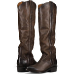 Crossed pair view of Frye Billy Softy Tall Boot in Brown